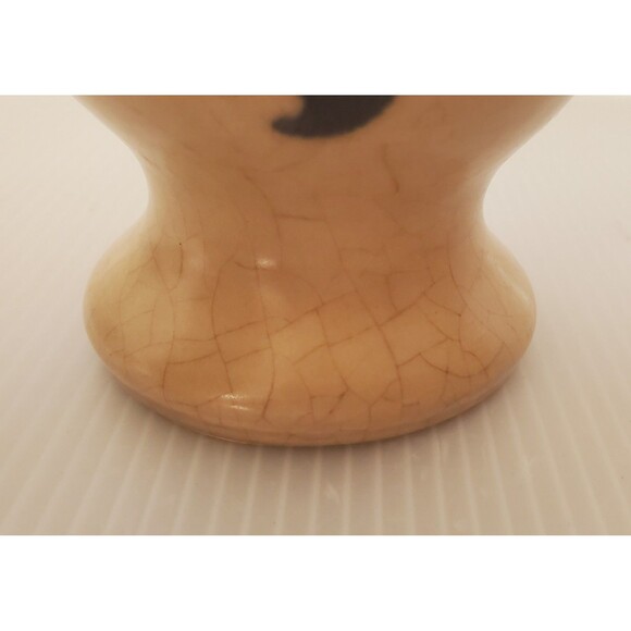 Vintage Pfaltzgraff Folk Art 10 Oz Footed Grandmug Set Of 3 Beige Blue USA - Picture 13 of 16